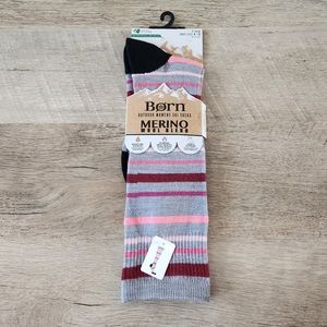 Born Merino Wool Blend Ski Socks